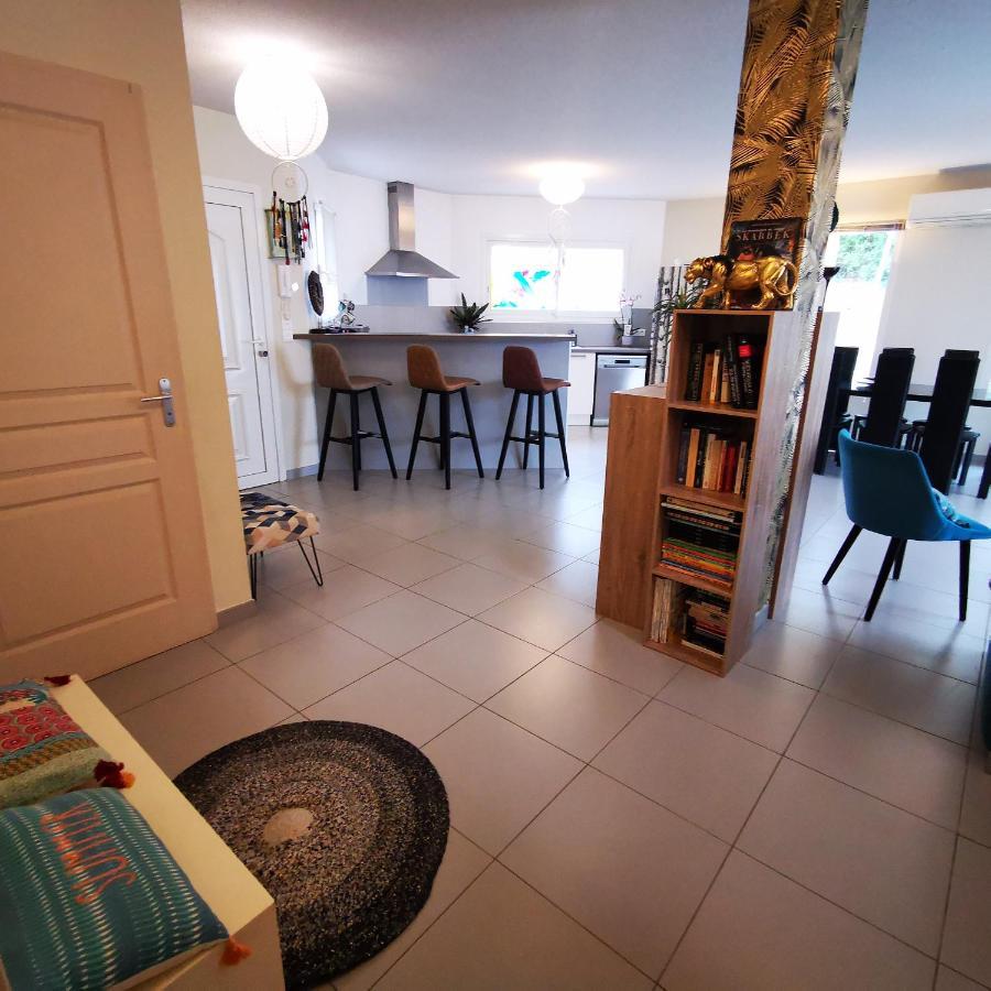 Villa Cool Mediterranean Life 8 People Jacuzzi Barbecue Gametrampoline 2 Parking à Béziers Extérieur photo